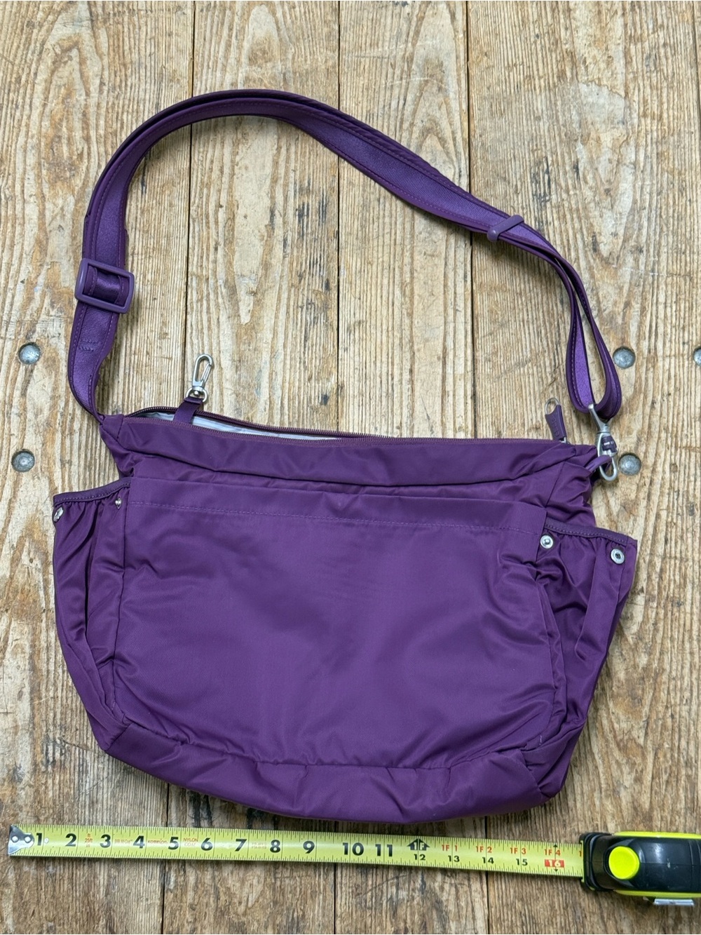 Purple Piazza Day Bag Women’s Crossbody Shoulder baby bag, laptop